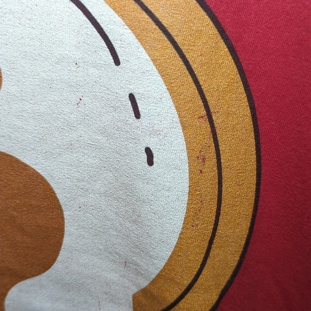 Peanut‎ Butter Cotton Red T shirt Mediim